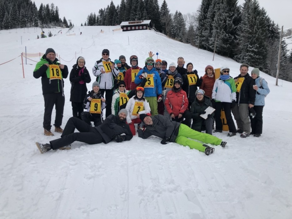 Gruppenbild Skirennen