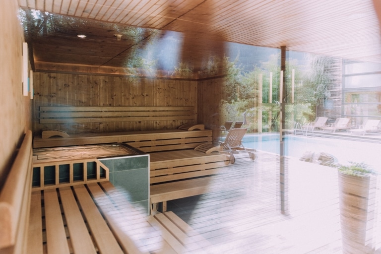 Sauna im Naturhotel Chesa Valisa