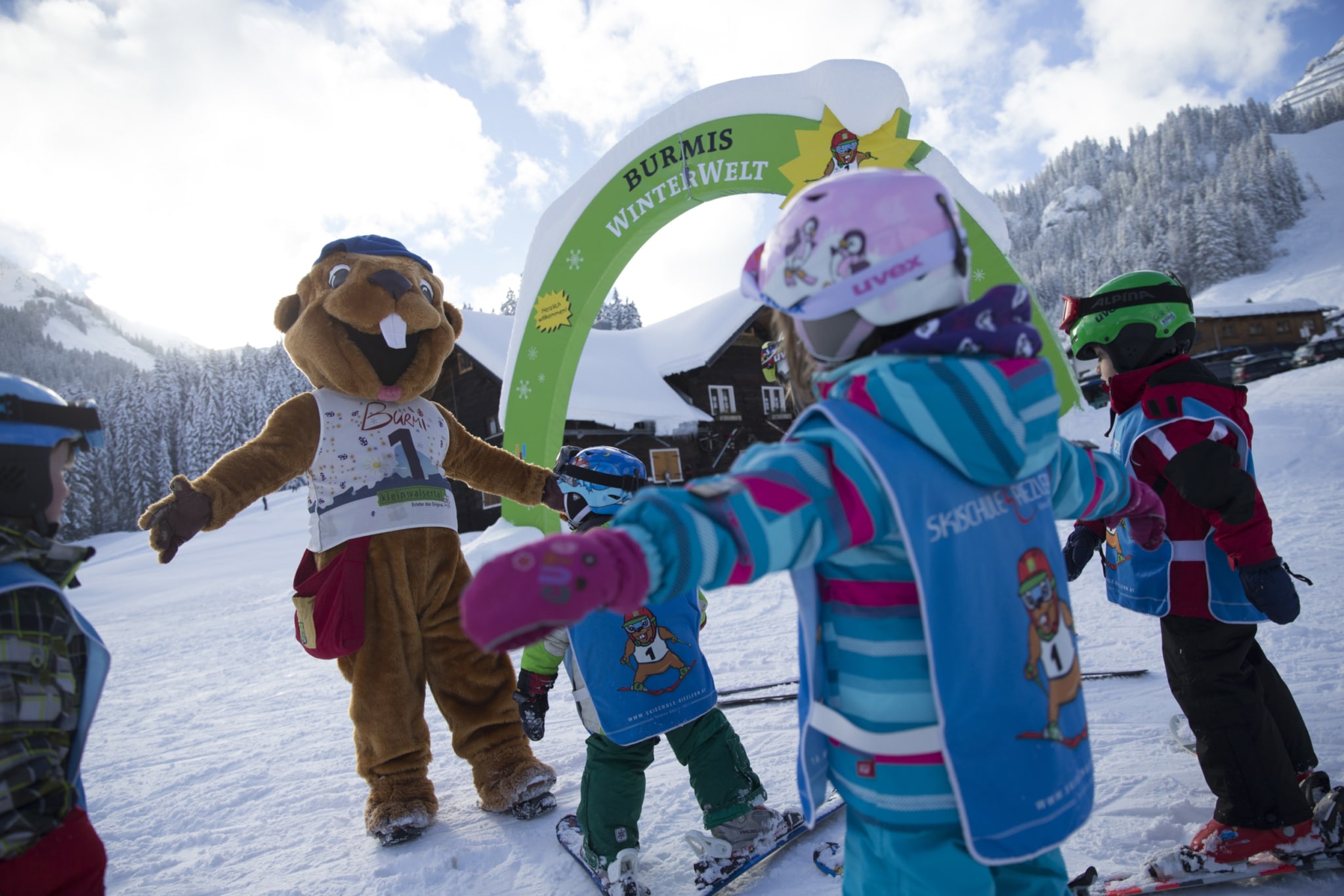 Kinderskikurs im Kleinwaslertal